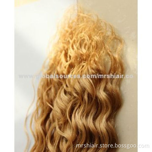 27# 1g/pc deep curl stick I tip light brown hair, Cold fusion Italian keratin hair brazilian remy